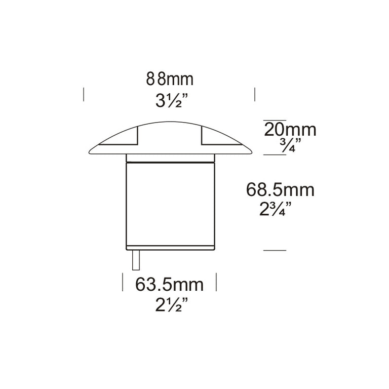 Path Lite 12V / 24V Stainless Steel - Path 2 2 - 90° Beam