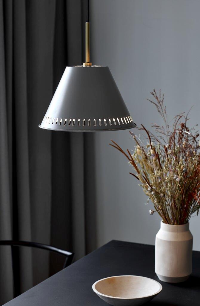 Pine 1 Light Pendant Matt Grey - 2010353010