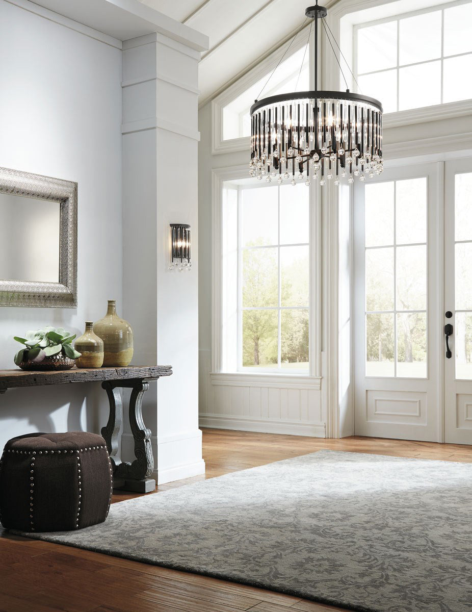 Piper 6 Light Chandelier / Pendant Espresso - KL/PIPER/6P