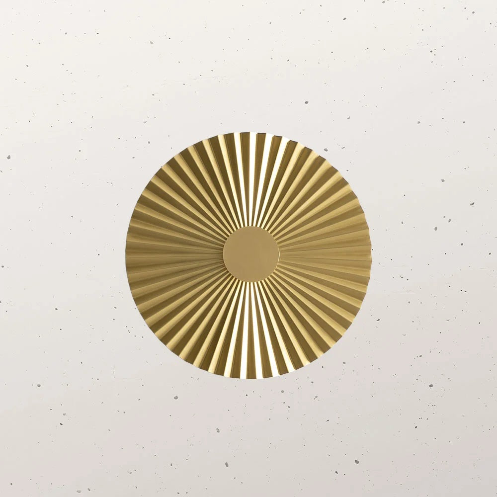 Plie Small 8W LED Wall Light Natural Brass / Warm White - 284.04.ON