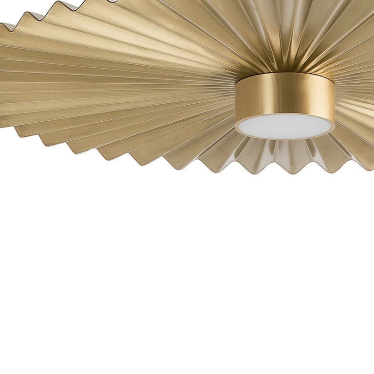 Plie Small 8W LED Ceiling Light Natural Brass / Warm White - 284.06.ON