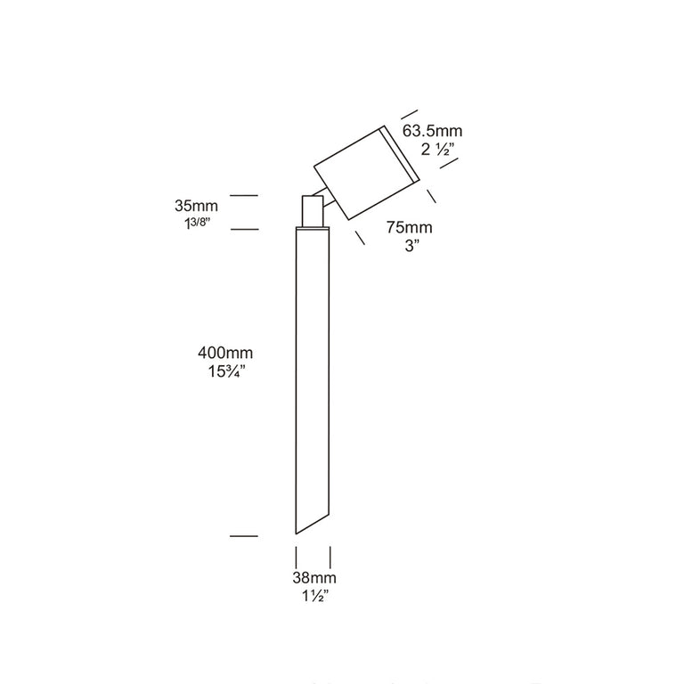 Pole Spot 12V / 24V Copper - PS/COP