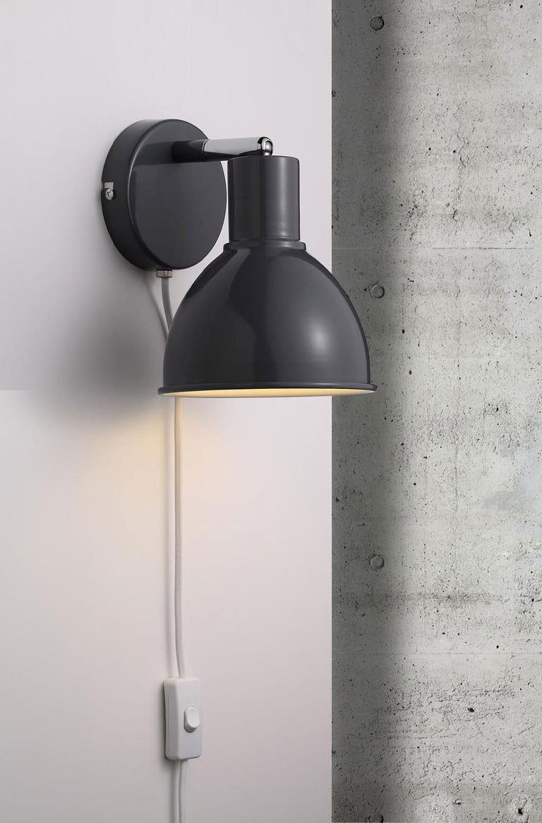 Pop 240V E27 Wall Light Anthracite - 45841050