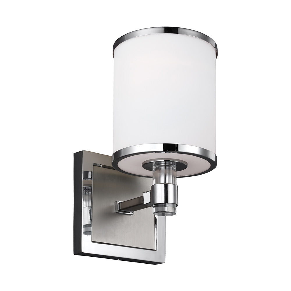 Prospect Park 1 Light Wall Light Satin Nickel / Chrome - FE-PROSPECT-PARK1