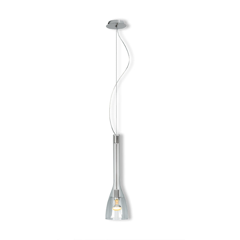 Translucent Ceiling Mount Pendant Chrome - QH2183