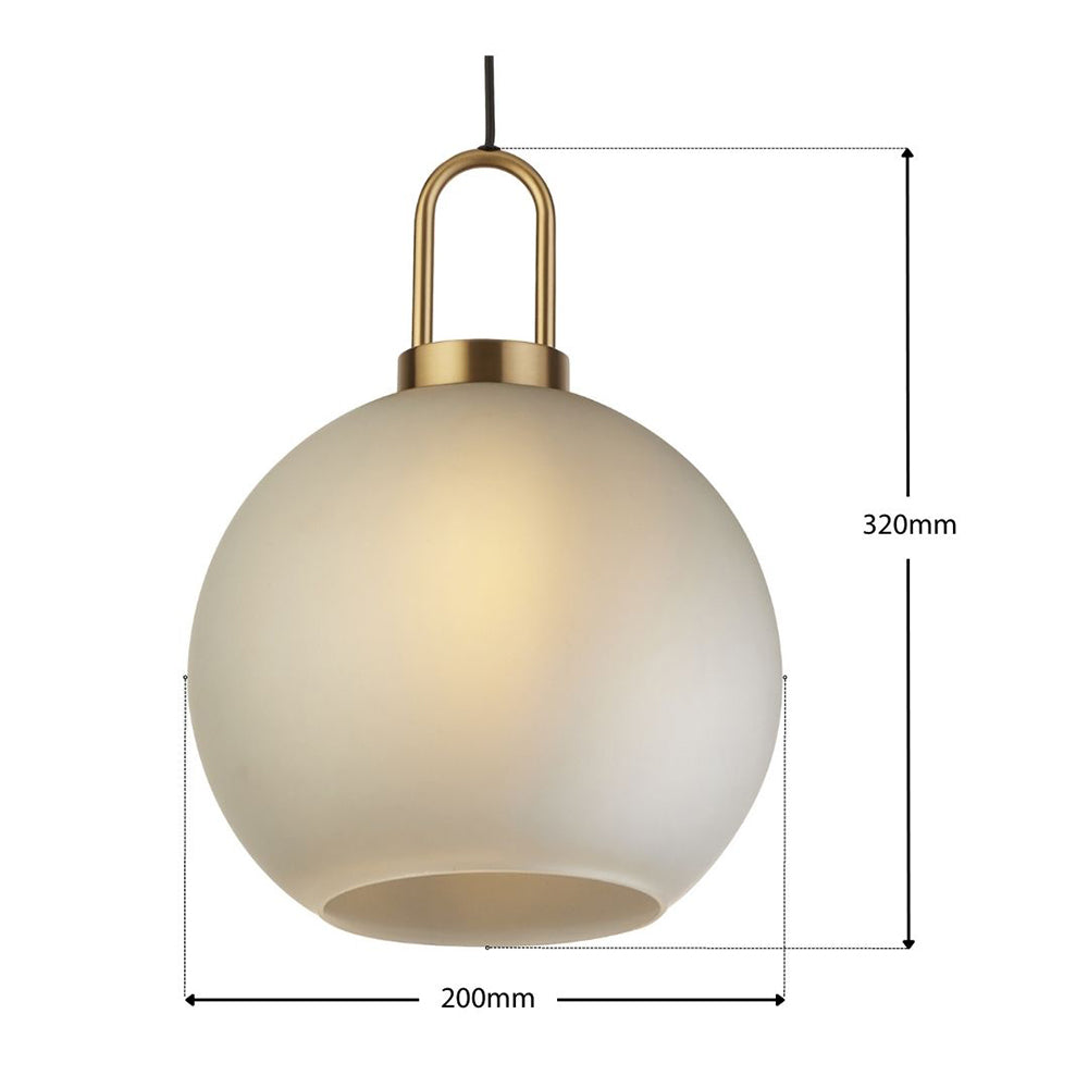 Ellie 3 Light Pendant Light Brass - QH6313-AC