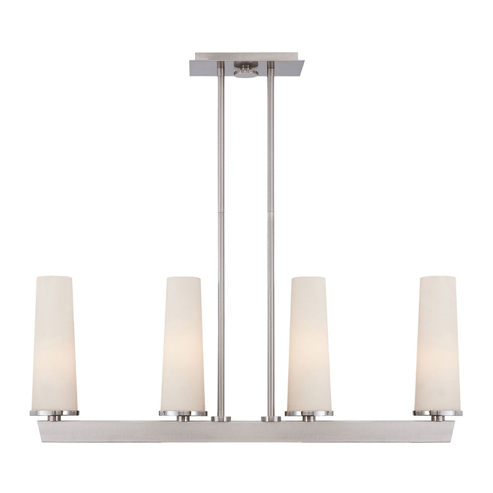 Uptown Chelsea Loft 4lt Pendant Brushed Nickel - QZ-CHELSEA-LOFT-P