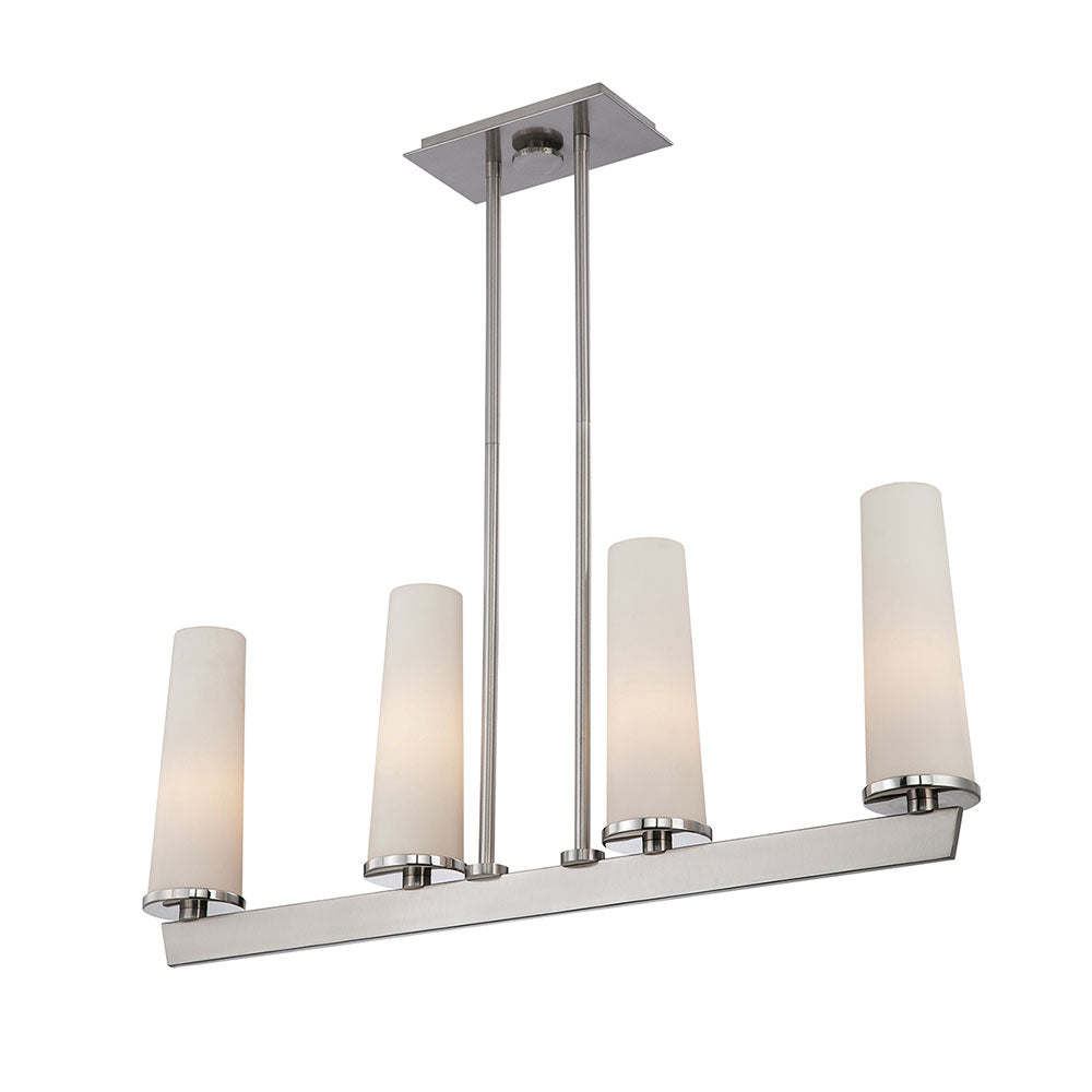 Uptown Chelsea Loft 4lt Pendant Brushed Nickel - QZ-CHELSEA-LOFT-P