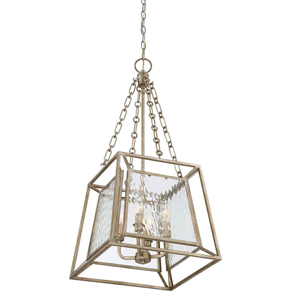 Lakeside 4 Light Pendant Vintage Gold - QZ-LAKESIDE4-P-A