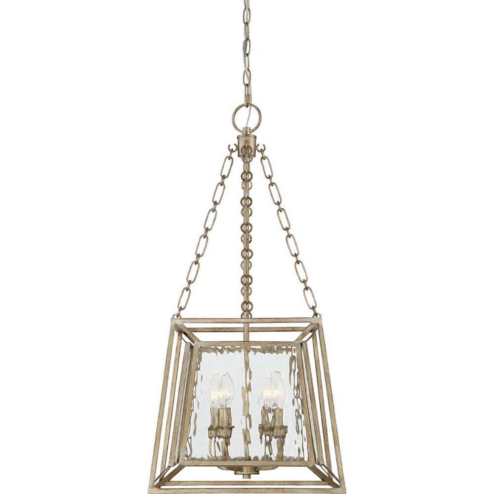 Lakeside 4 Light Pendant Vintage Gold - QZ-LAKESIDE4-P-A