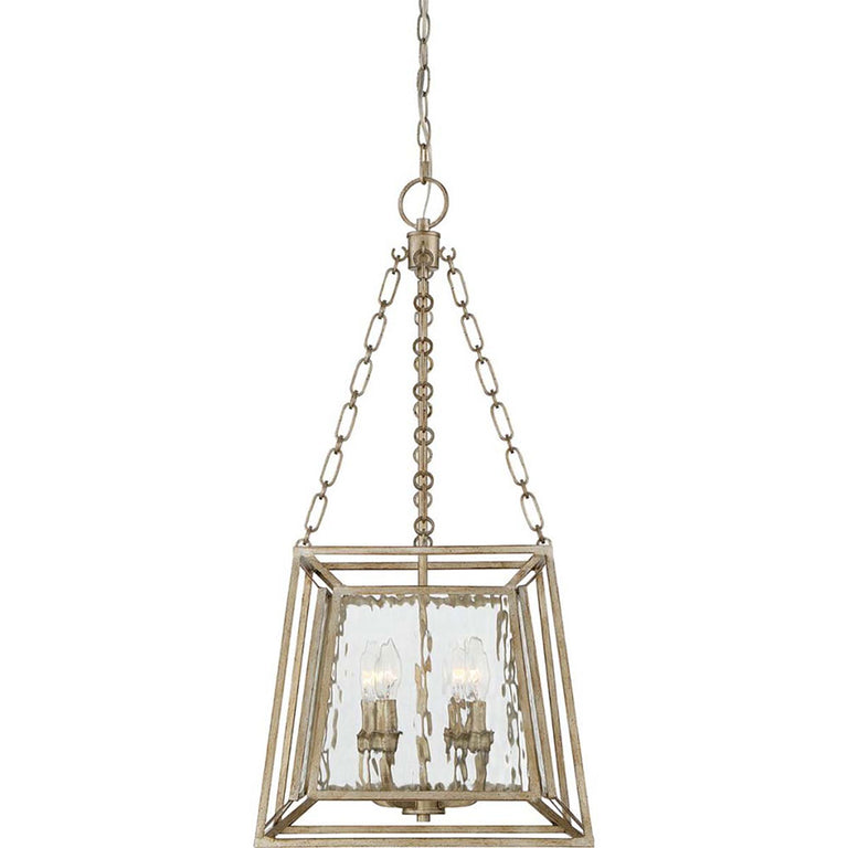 Lakeside 4 Light Pendant Vintage Gold - QZ-LAKESIDE4-P-A