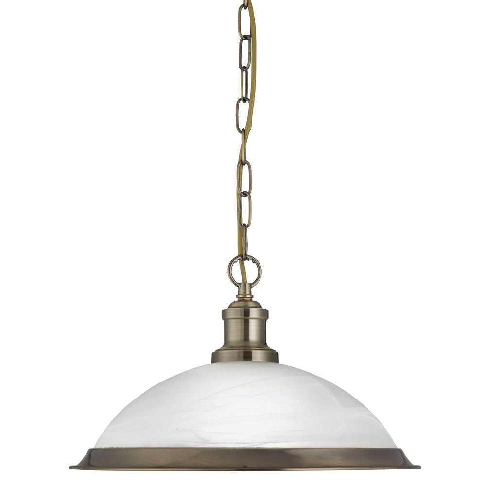 Sylvia Decorative Single Pendant Antique Brass - R1591-AB