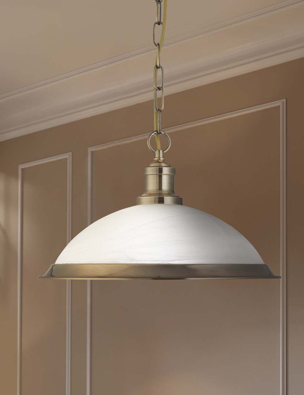 Sylvia Decorative Single Pendant Antique Brass - R1591-AB