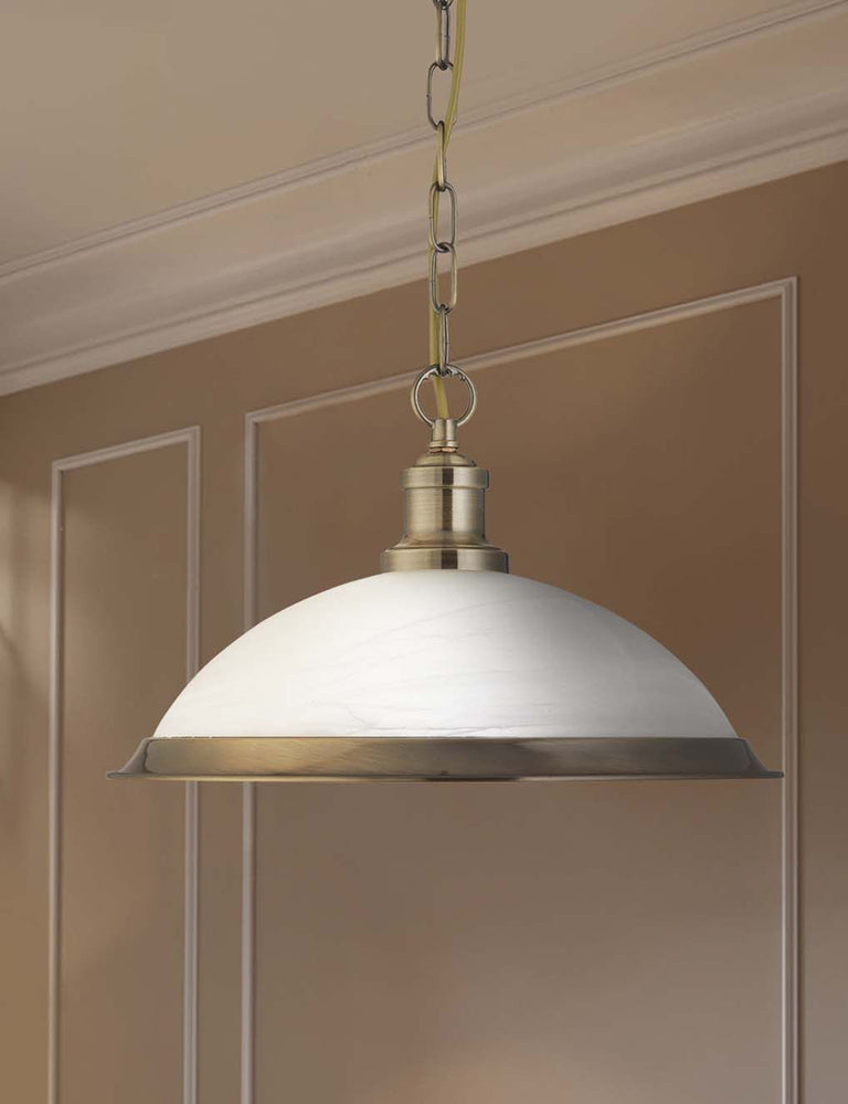 Sylvia Decorative Single Pendant Antique Brass - R1591-AB