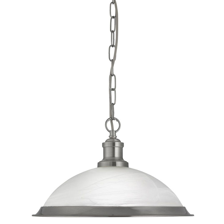 Sylvia Decorative Single Pendant Satin Chrome - R1591-SC