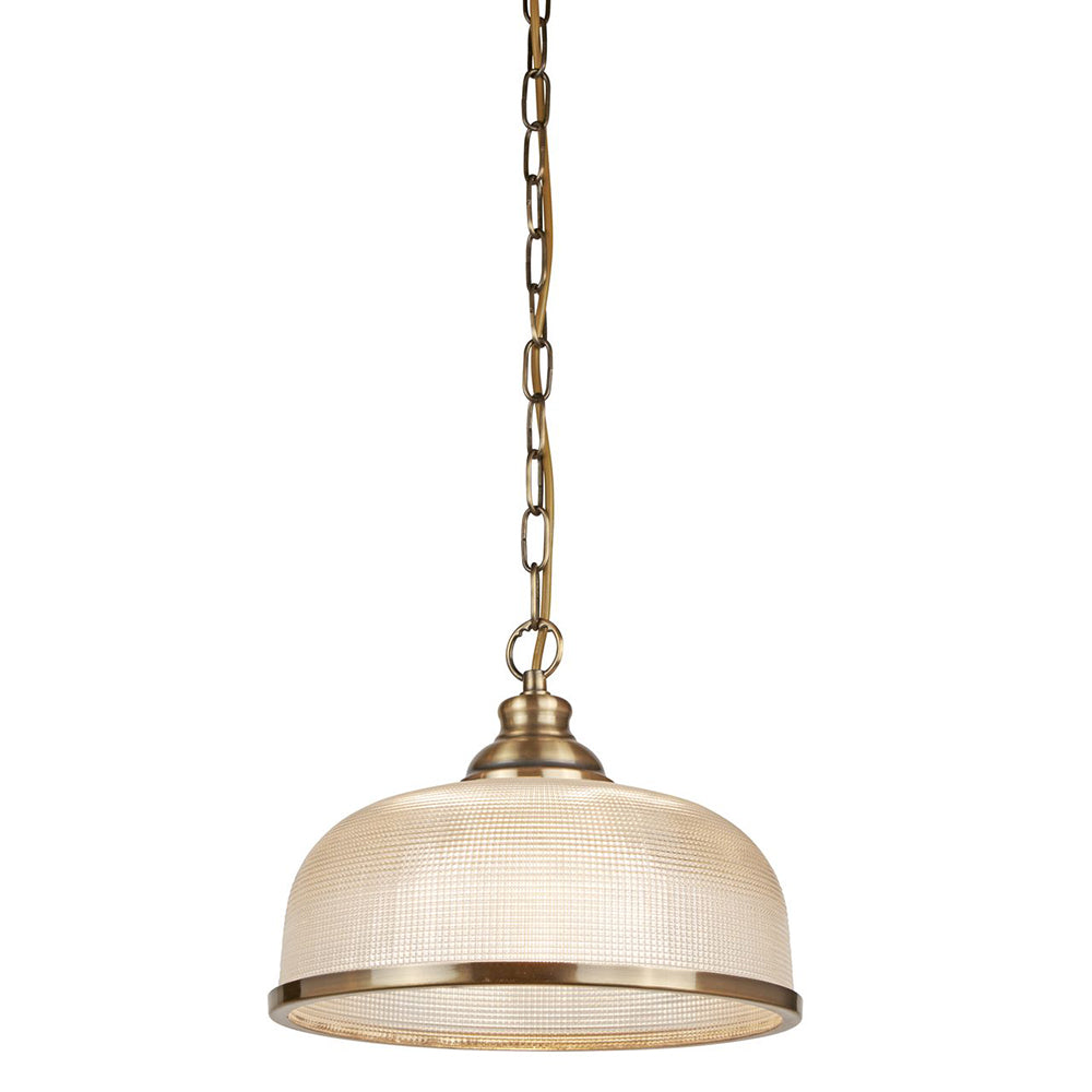 Edwin Decorative Single Pendant Antique Brass - R1682-AB