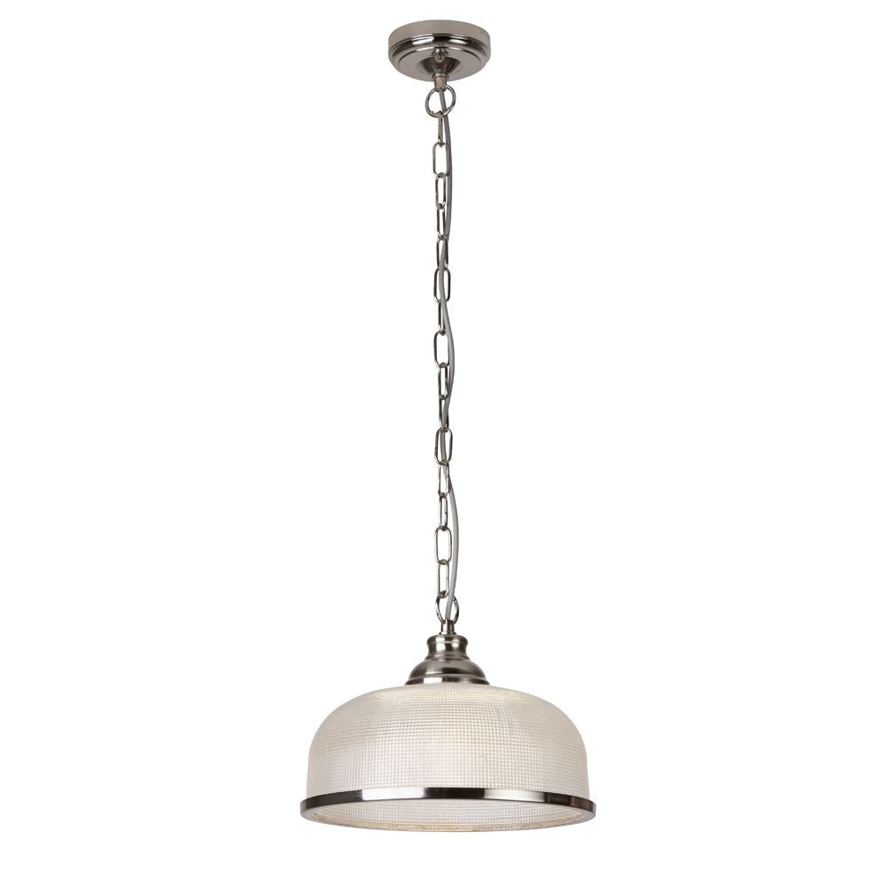 Edwin Decorative Single Pendant Satin Chrome - R1682-SC