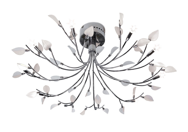 Willow 10 Light Pendant Chrome - R81510-10C-CH