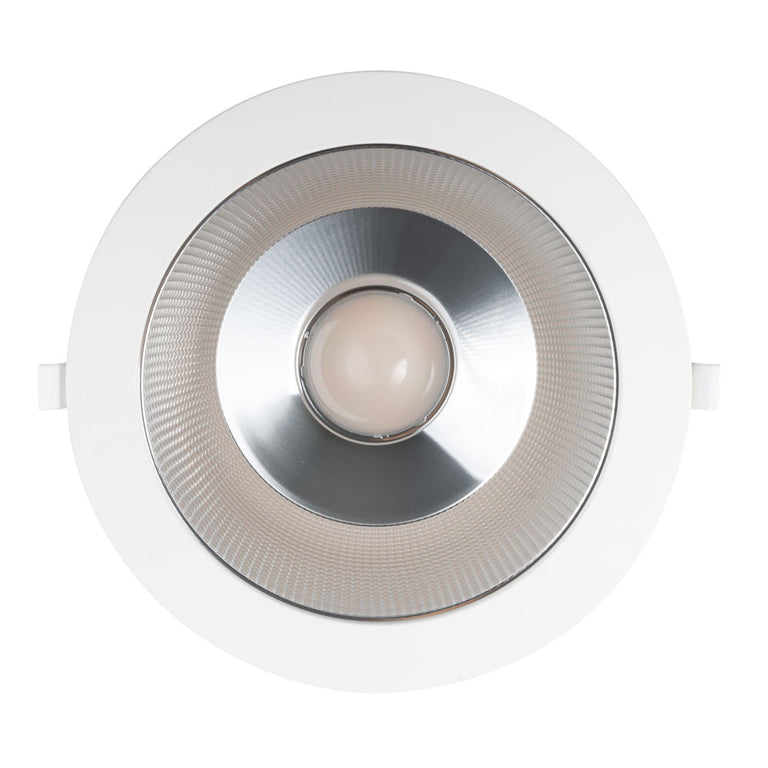 Renmark 35W / 50W LED Downlight Black Square Plate / Tri-Colour - S9084R50TC/DP + S9084SQ/BK/P