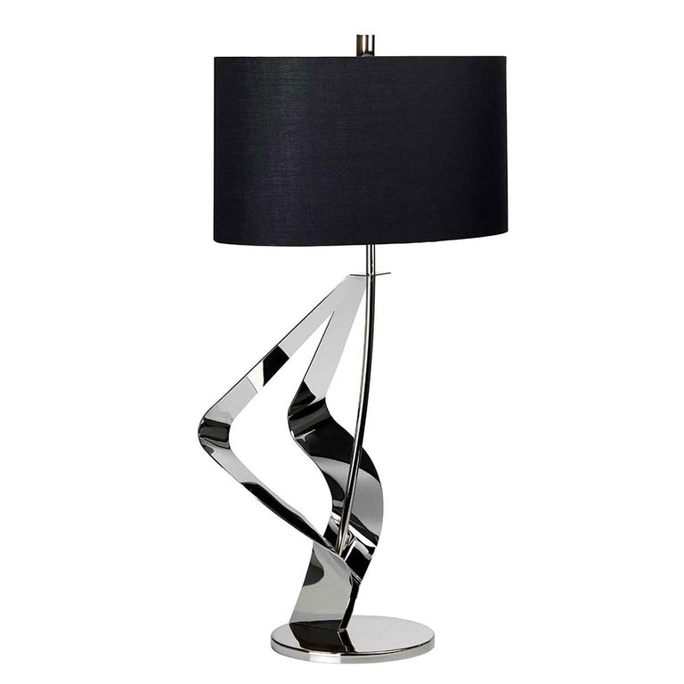 Ribbon Table Lamp Polished Nickel - RIBBON-TL