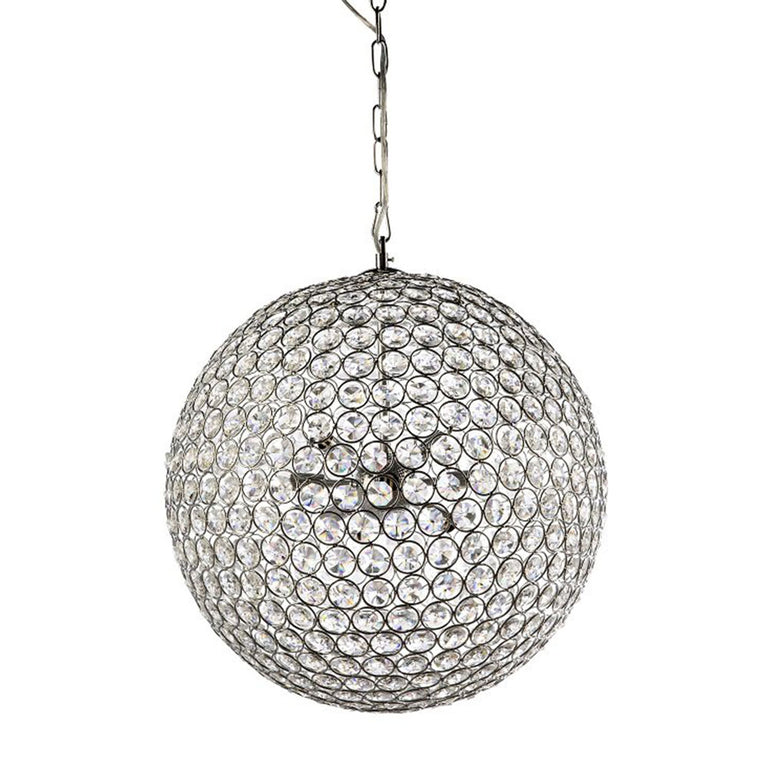 Rigoni 8 Light Crystal Pendant Medium Chrome - RIGONI-50