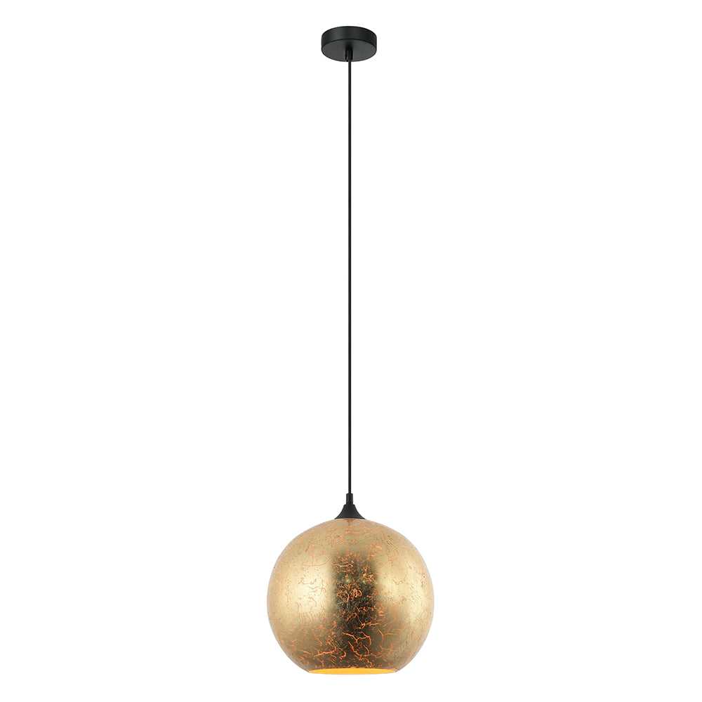 Interior 300mm Glass Pendant Matt Gold - ROCHE1