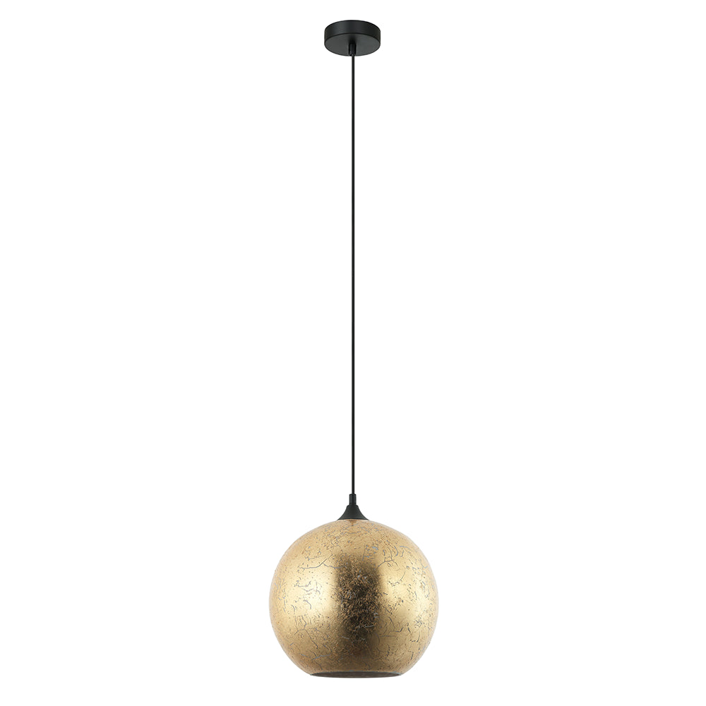Interior 300mm Glass Pendant Matt Gold - ROCHE1