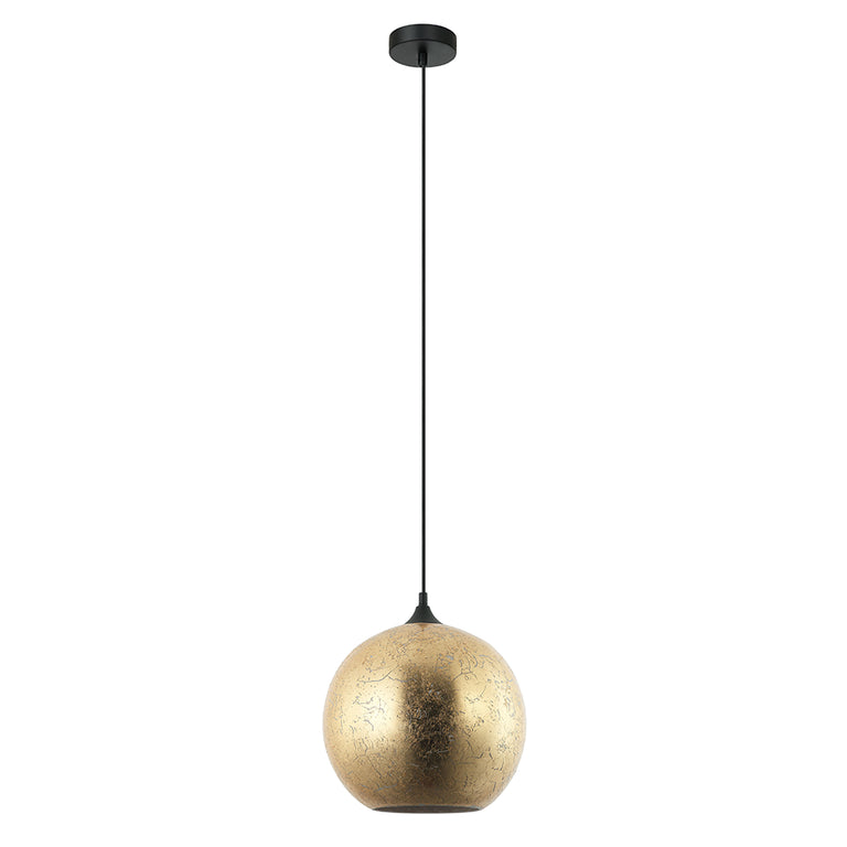 Interior 300mm Glass Pendant Matt Gold - ROCHE1