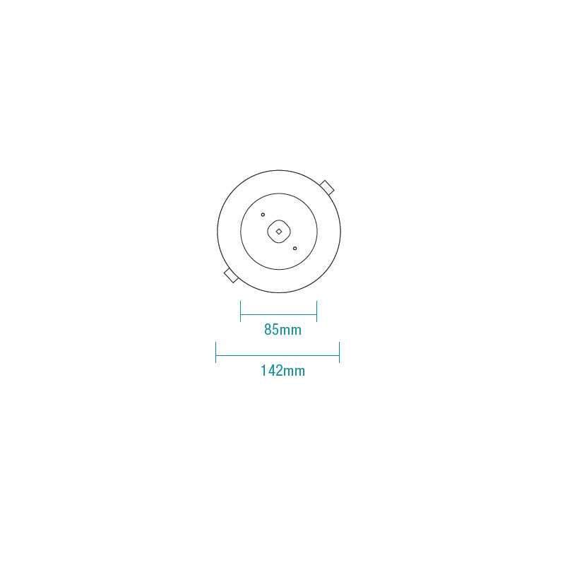 Recessed 2W LED Spitfire White - TLSE23W