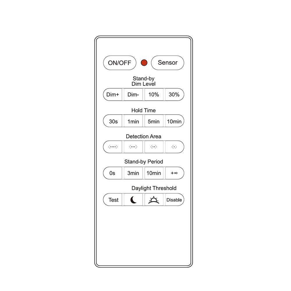 Remote Control To Suit 3A LED Downlights - MH16