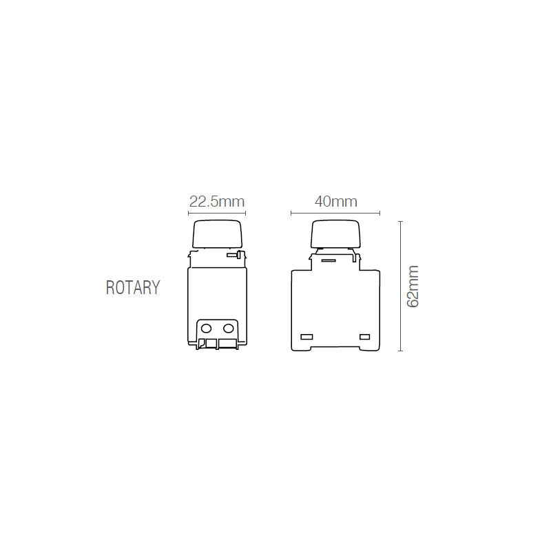 Rotary 2 Wire Smart Wifi Dimmer - 22091