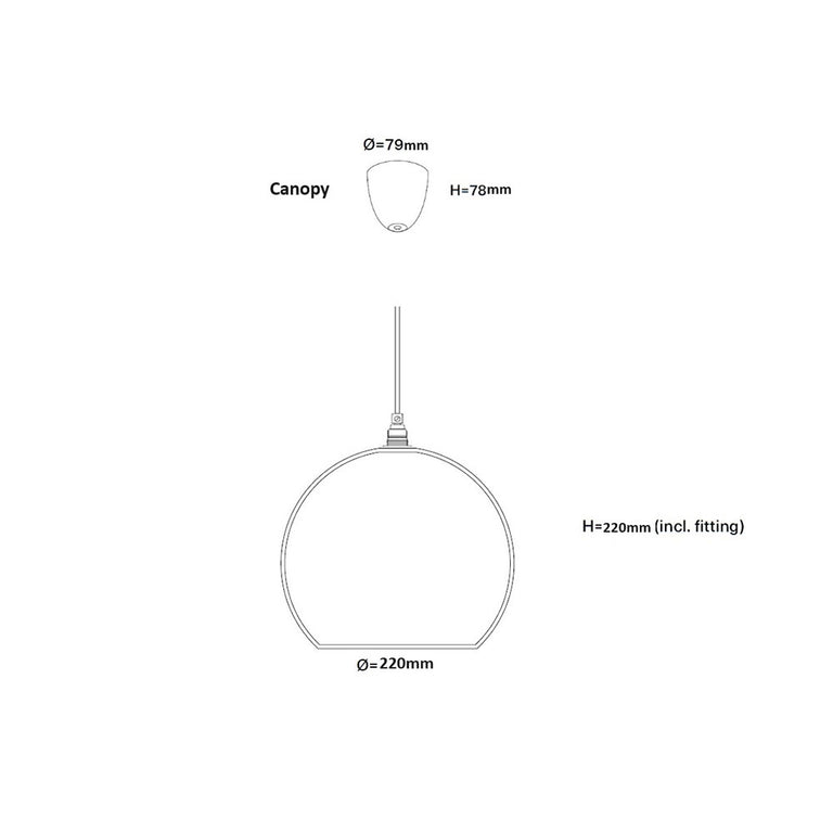 Rowan Medium Pendant Matt Gold / Small Pattern - LA101522