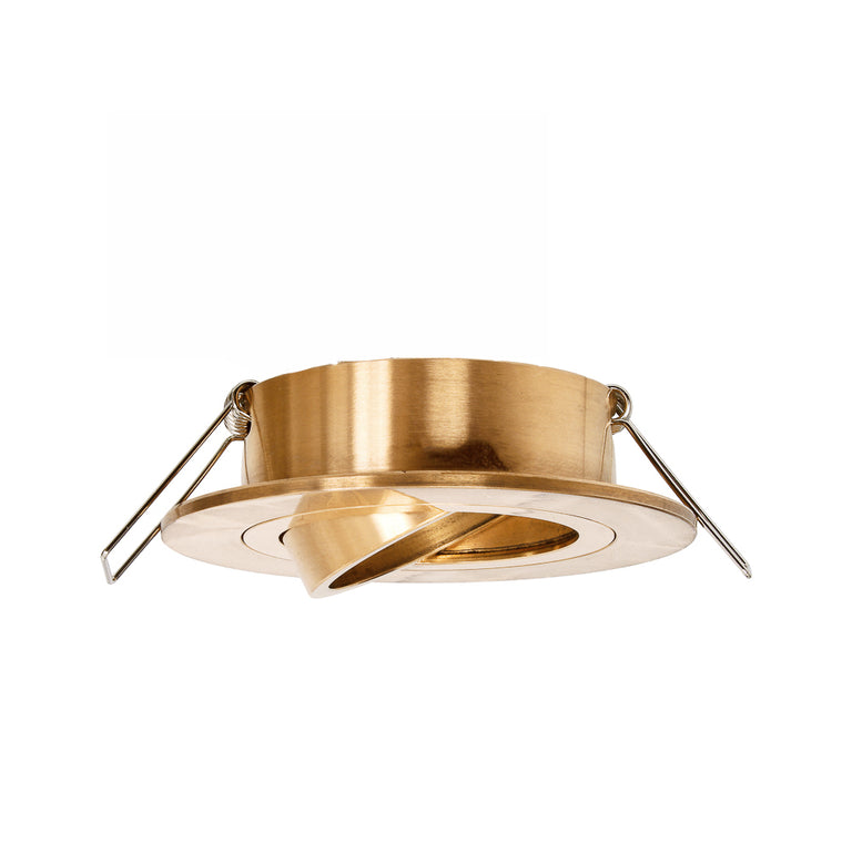 Ulladulla Adjustable MR16 Down Light Frame Only Aged Brass