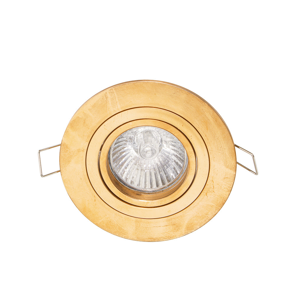 Ulladulla Adjustable MR16 Down Light Frame Only Aged Brass
