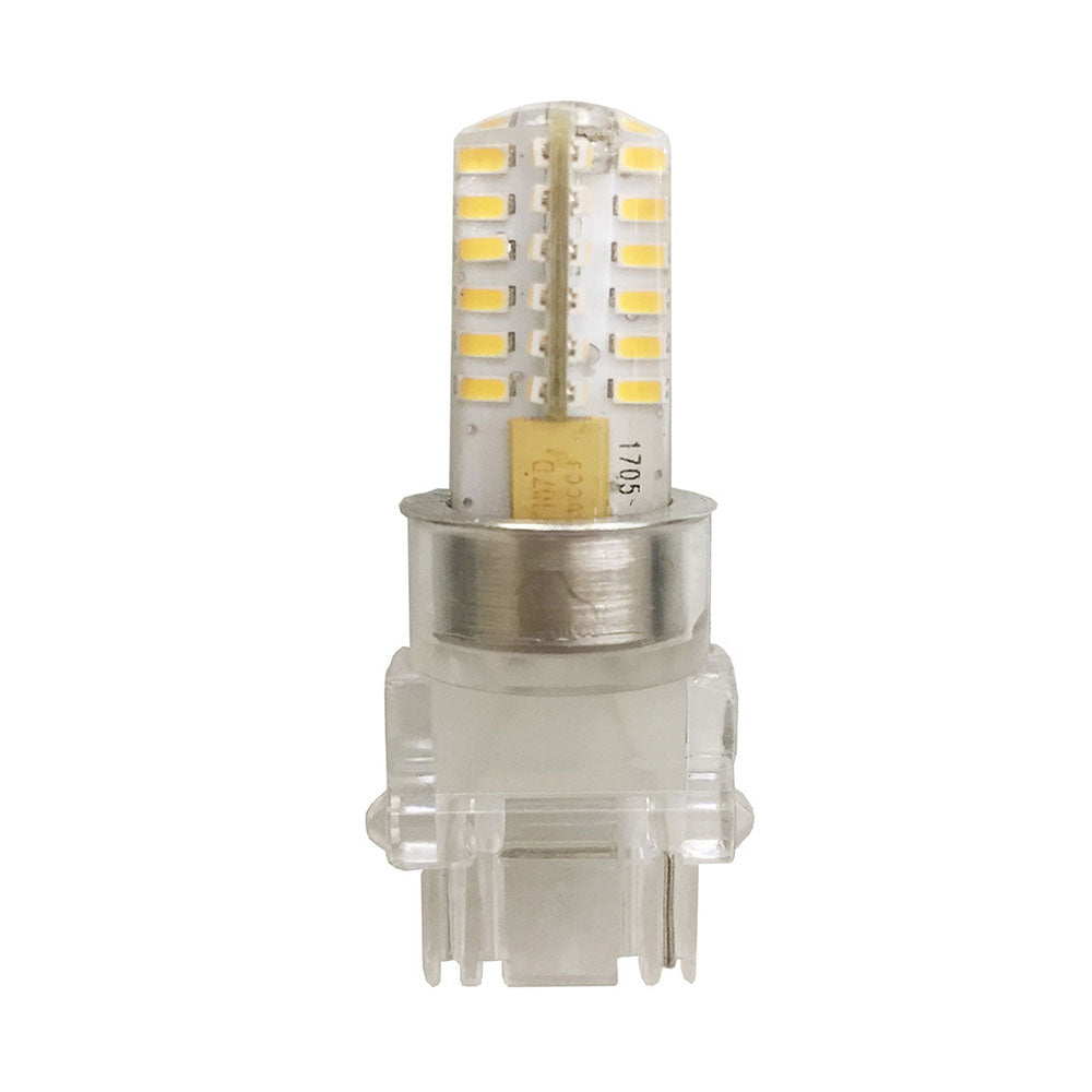 High Output 12V AC / DC 2.5W S8 Wedge LED Globe Warm White - PLV2-S8WDG-27K