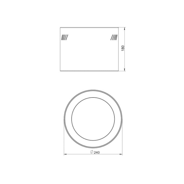 Surface Can 195 Black - S9075SMC/BK