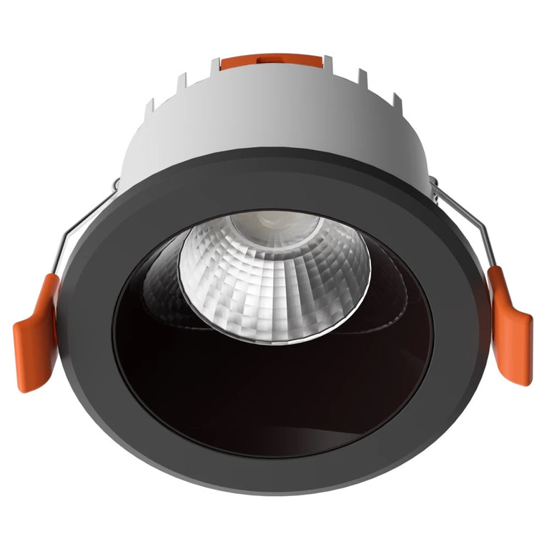 Balmoral 9W / 12W Dimmable LED Downlight Black / Tri-Colour - S9089TC/DP/BK