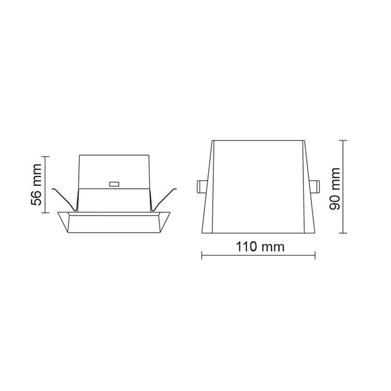 Ambience 1W LED Steplight White / Warm White - S9314