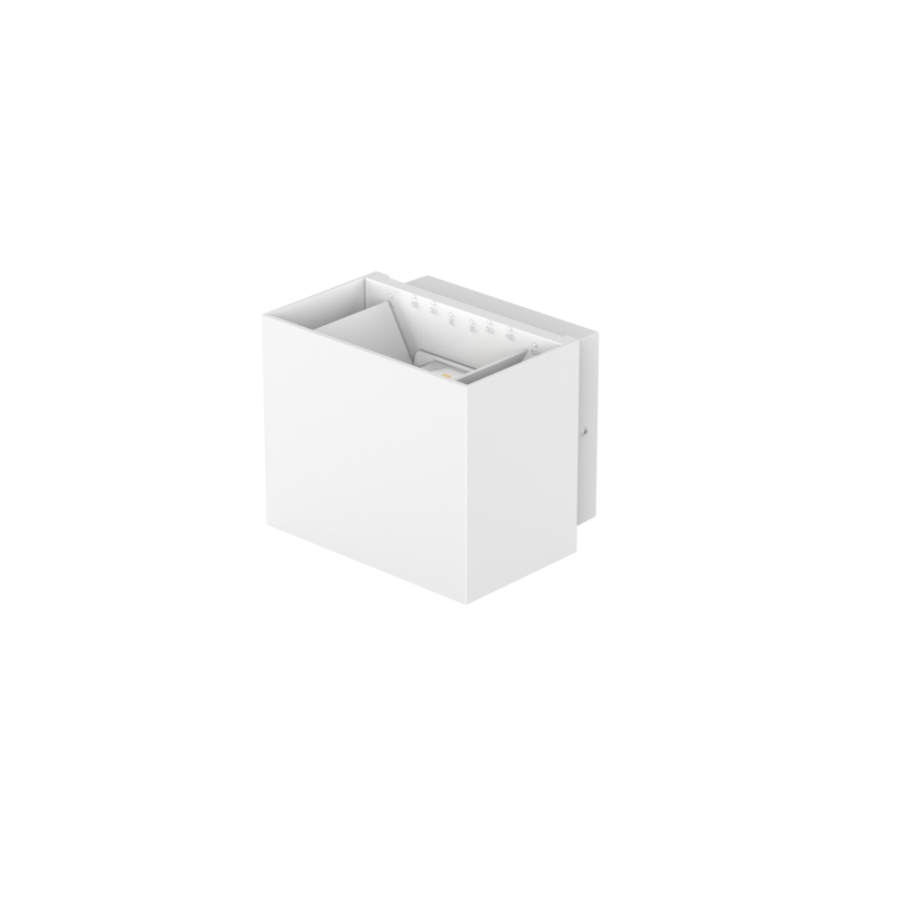 Cube II 10W LED Up/Down Wall Light White / Daylight - S9320NDL/WH