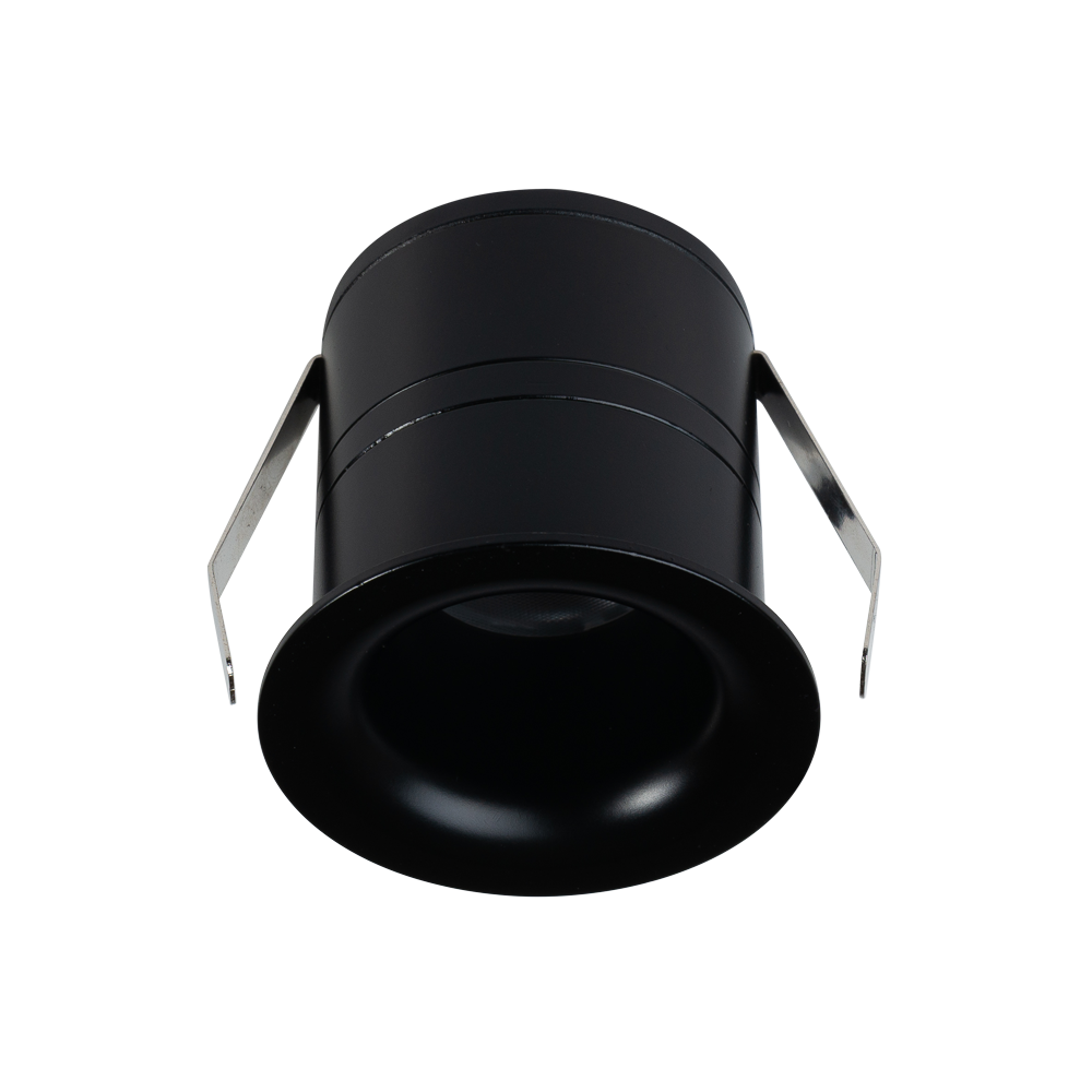 Star Spot II 7W LED Dimmable Downlight Black / Warm White - S9363WW/BK