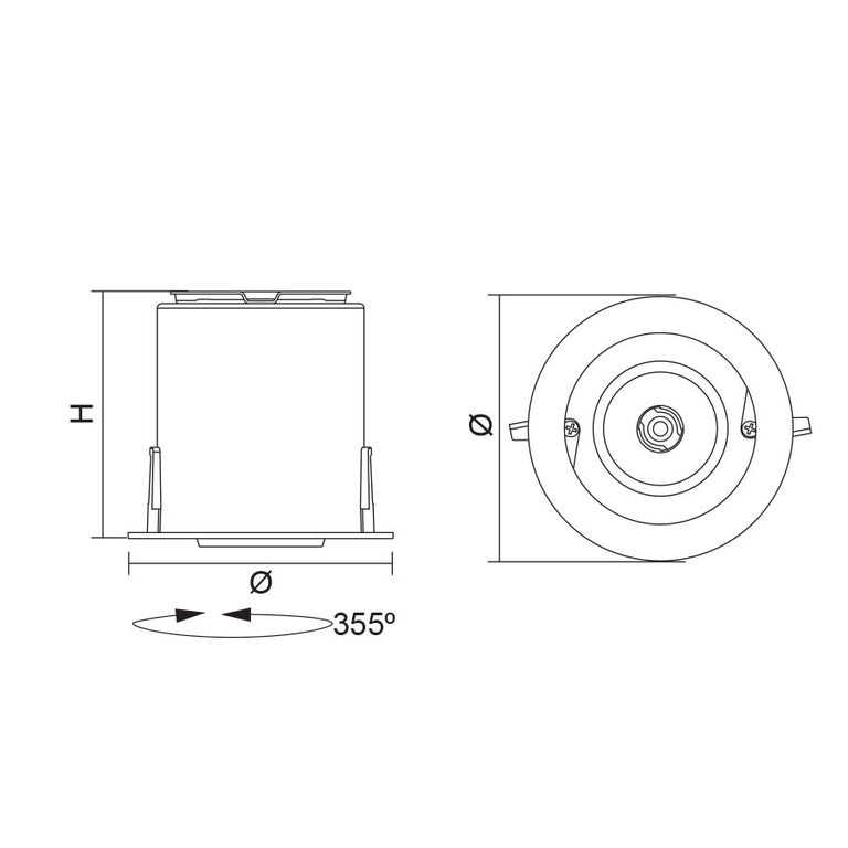 Pop-Eye 13W LED Shoplight White / Cool White - S9601/112/15CW