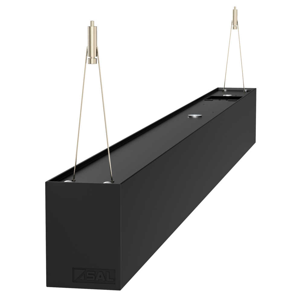 Titan 80W LED Connectable Profile Black / Tri-Colour - S9776/80TC/BK