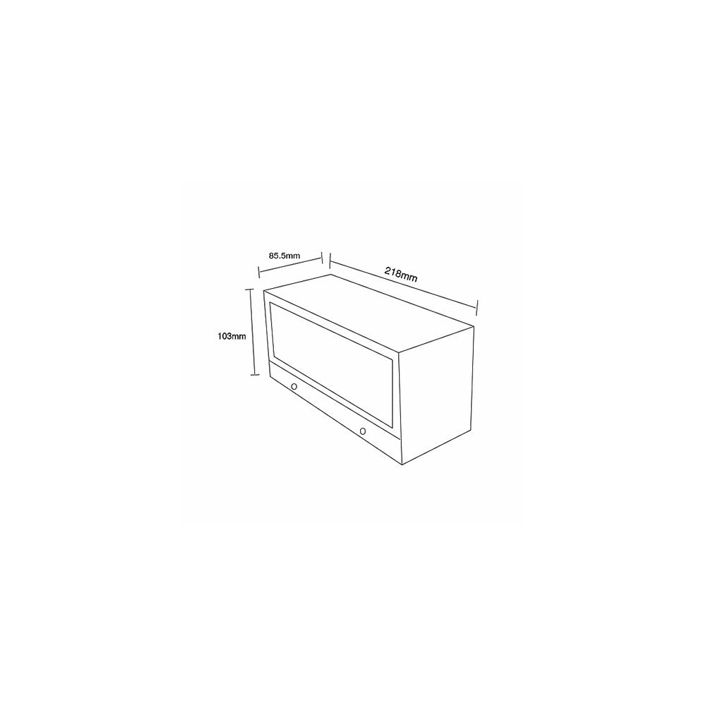 Eltanin 31 15W LED Wall Light Black / Tri-Colour - SE-W1128-6/BK