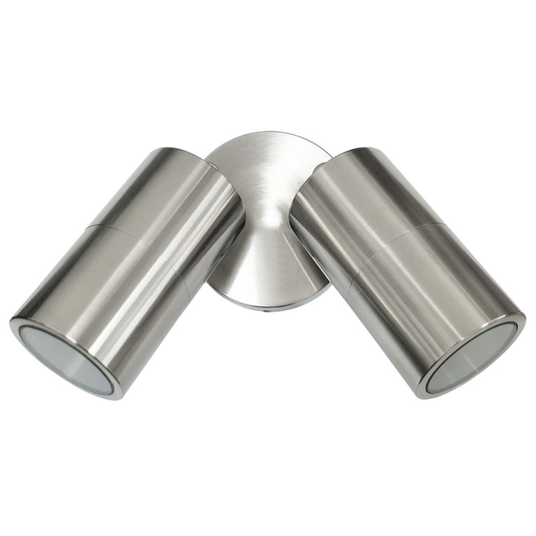 Bondi 2 x 4W LED Double Adjustable Spot Light Aluminium / Tri-Colour - SE7124TC/AST