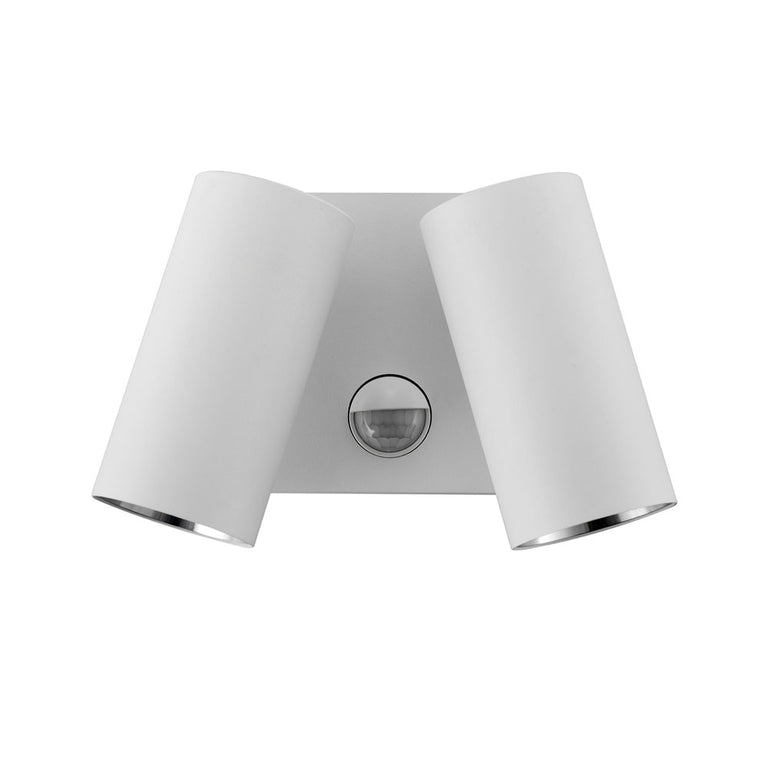 Sec 16W 240V Double Adjustable LED Spot Light  With Sensor White / Tri-Colour IP65 - SEC08S