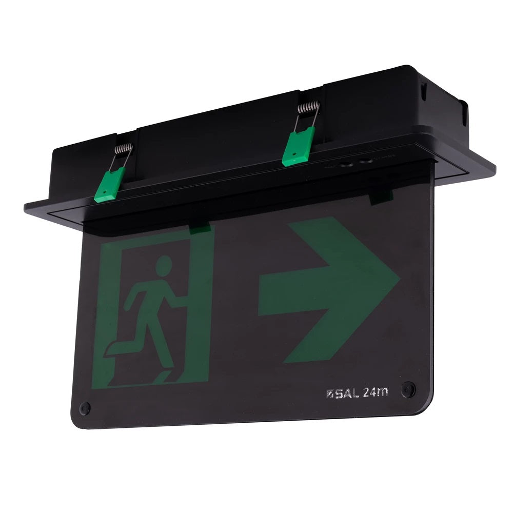 Emergency Exit 2.8W Black - SELK1500EX3BK