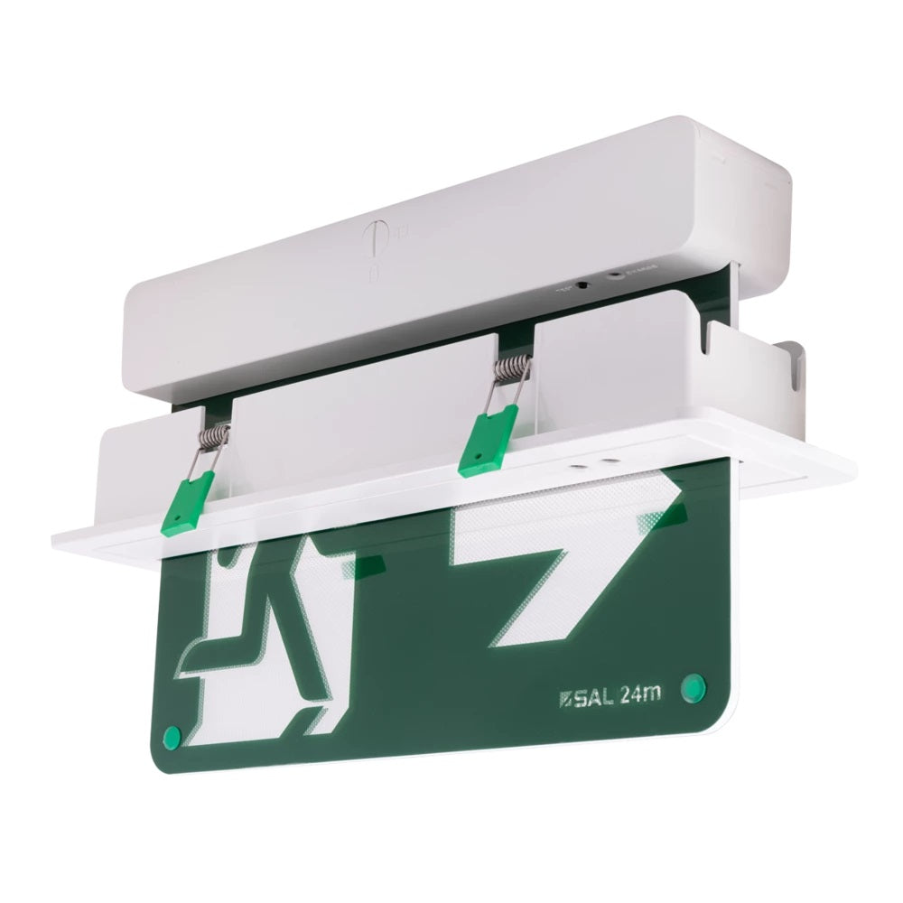 Emergency Exit 24 Metre Viewing White - SELK1500EX3