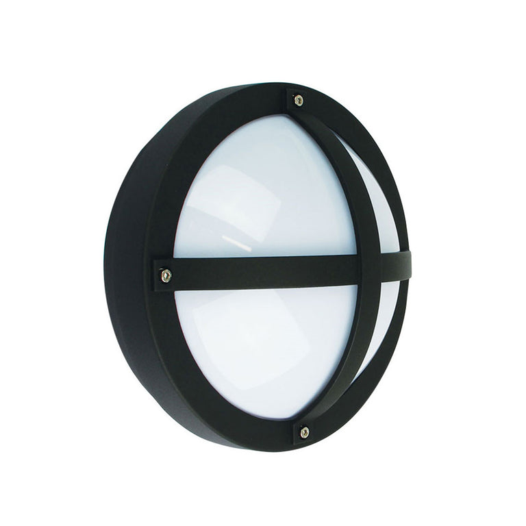 Solo 1 Light Round Cross Bunker Light Black - SG70550BK