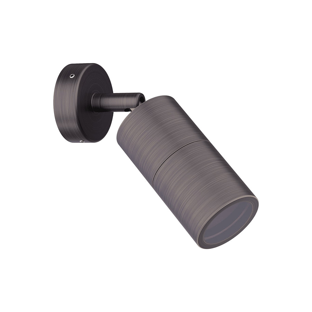 Shadow 6W LED Single Adjustable Wall Light Bronze / Tri-Colour - 49061