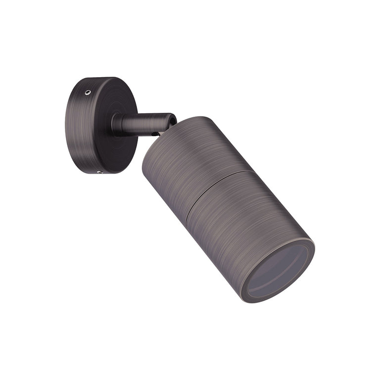 Shadow 6W LED Single Adjustable Wall Light Bronze / Tri-Colour - 49061